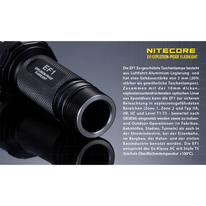 Nitecore EF1 - ex-geschützte Lampe