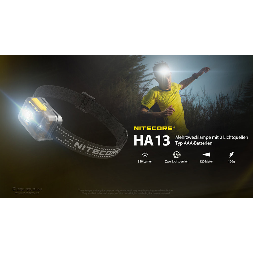 Nitecore HA13 - 350 lumens