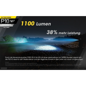 Nitecore P10 V2 Taschenlampe