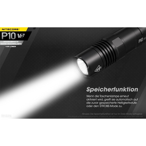 Nitecore P10 V2 flashlight