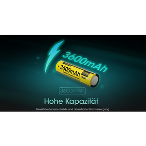 Nitecore Li-Ion Akku Typ 18650 - 3600mAh - NL1836R