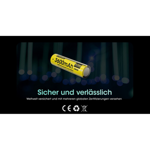 Nitecore Li-Ion Akku Typ 18650 - 3600mAh - NL1836R