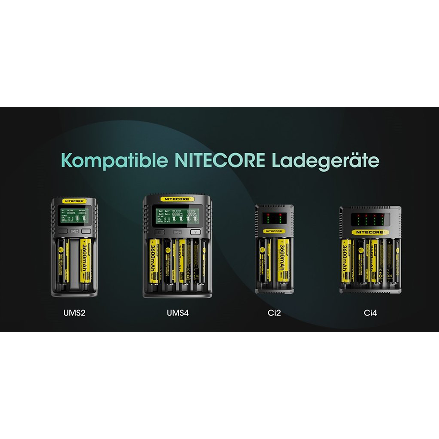 Nitecore Li-Ion Akku Typ 18650 - 3600mAh - NL1836R