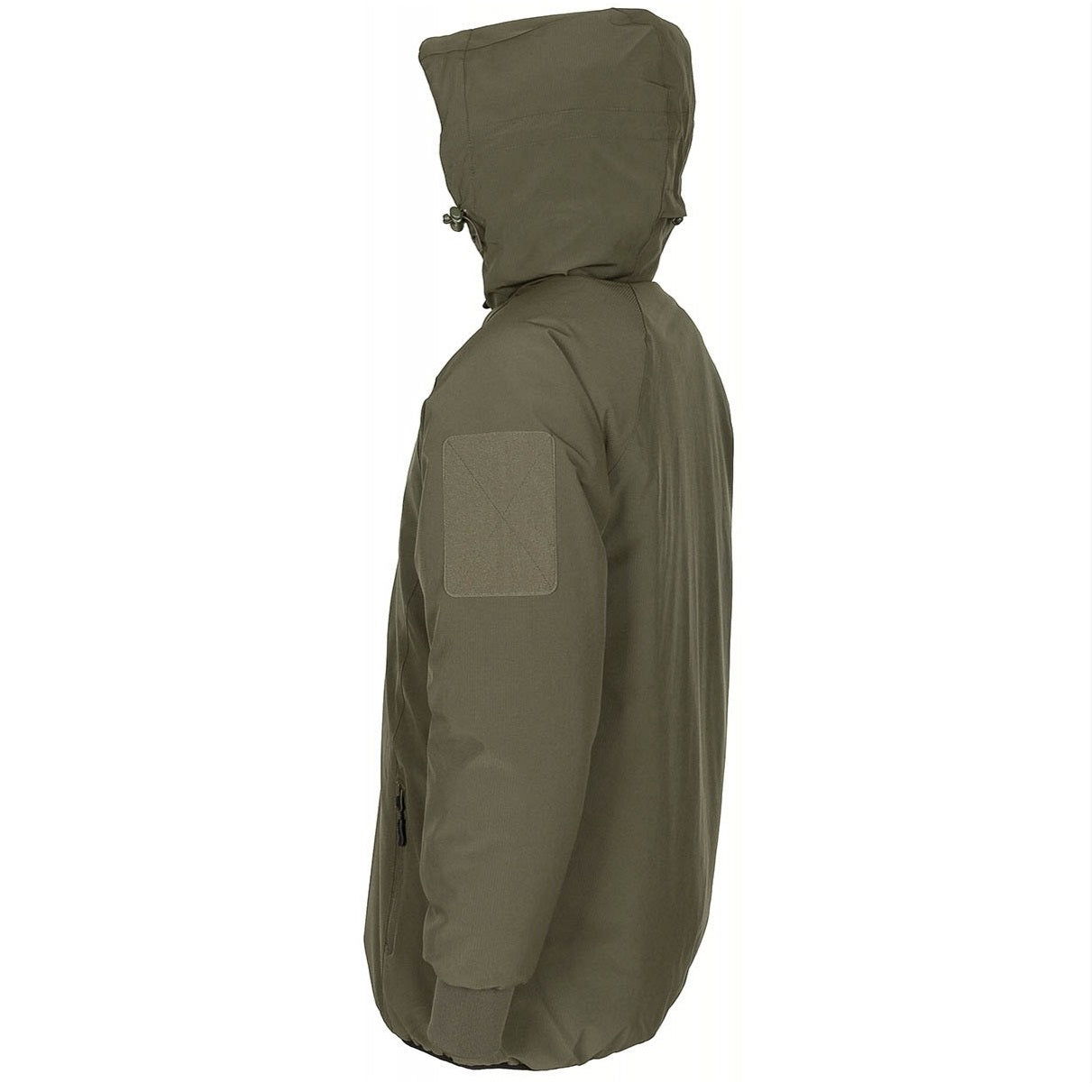 Thermojacke , wendbar , Oliv/Schwarz