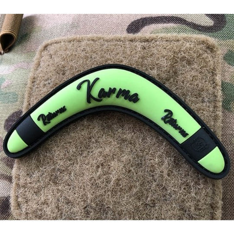 JTG Karma Returns Boomerang Patch, 3D Rubber-0