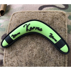 JTG Karma Returns Boomerang Patch, 3D Rubber-0