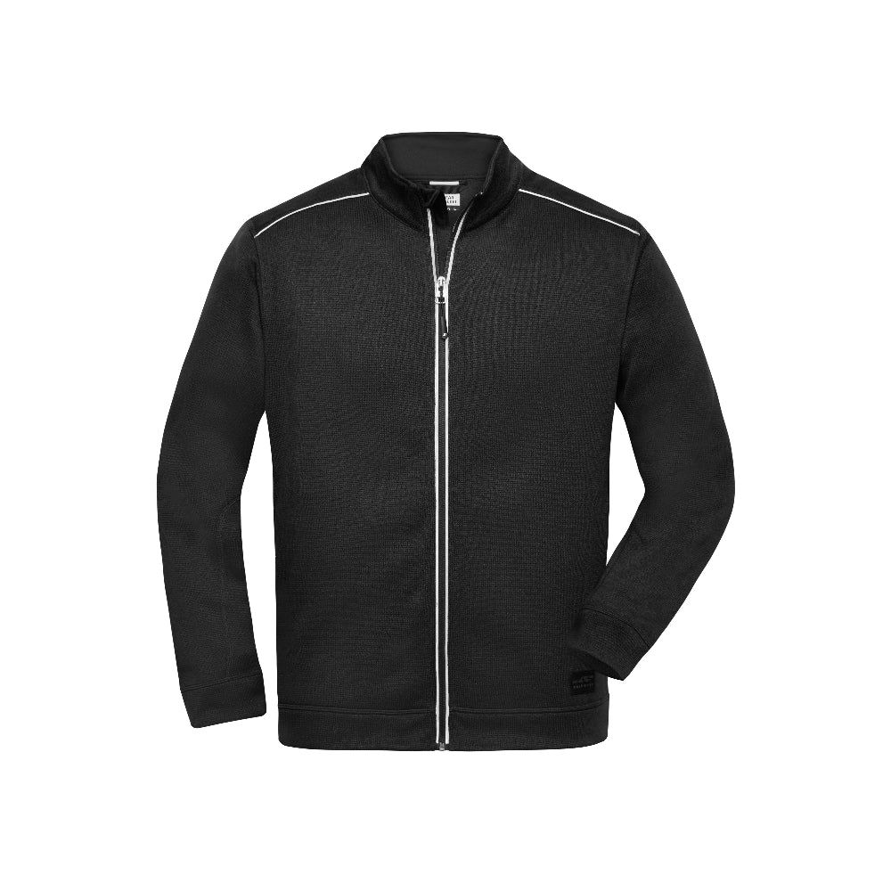 Service knitted fleece jacket