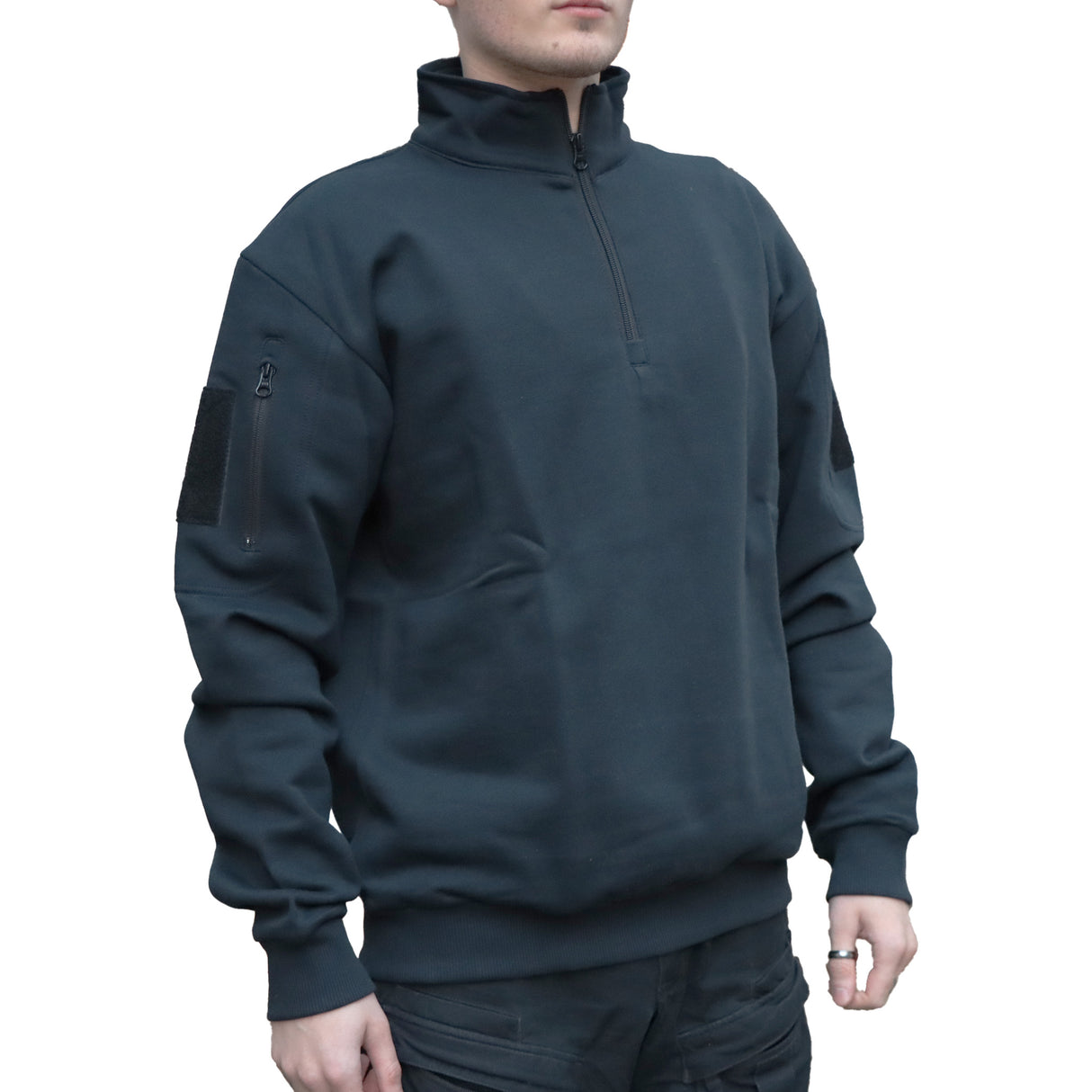 TacTac sweater ¼ zip - unprinted