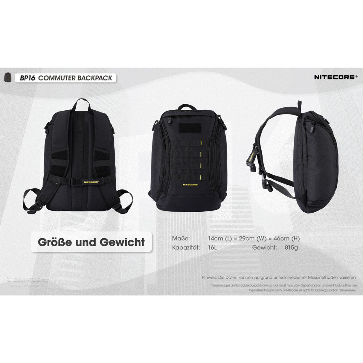 Nitecore BP16 - Daypack