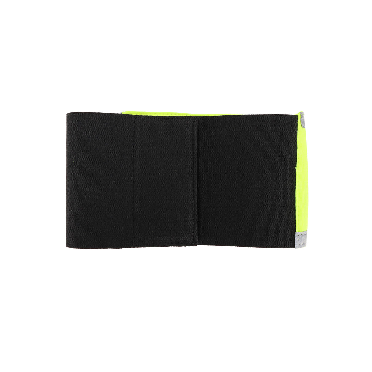 Police armband neon yellow with reflective edge/stretch+velcro