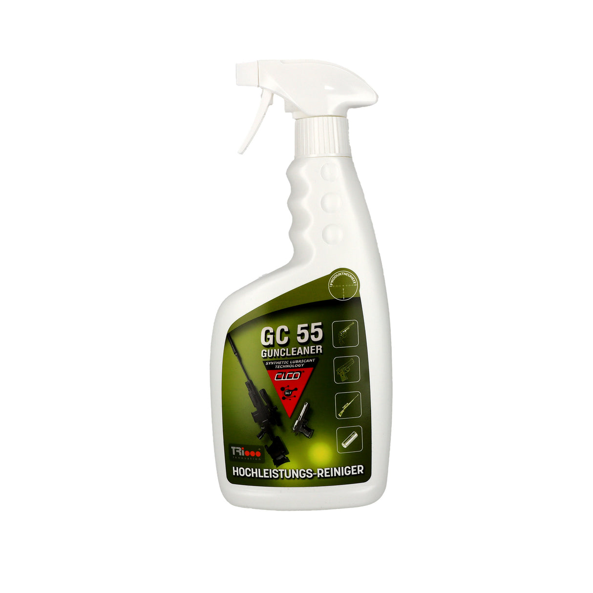 CICO GC 55 CLEANER 500ml, Hochleistungs-Reiniger für Kurz- und Langwaffen Sprühflasche, säurefrei