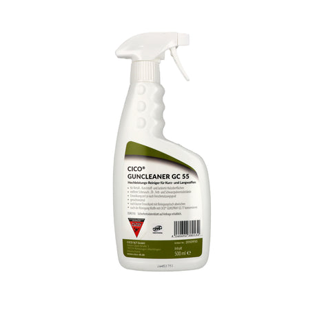 CICO GC 55 CLEANER 500ml, high-performance cleaner for handguns and rifles, spray bottle, acid-free