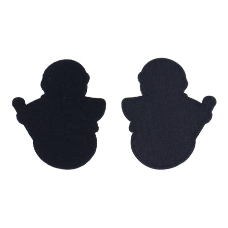 Grumpy Polizei Schneemann Rubber Patch
