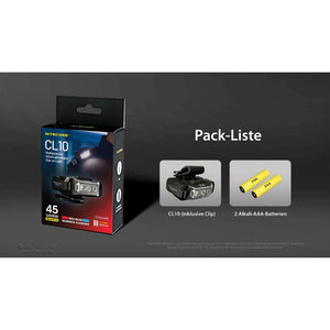 Nitecore Clipleuchte CL10