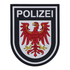 Rubberpatch Polizei Brandenburg - farbig