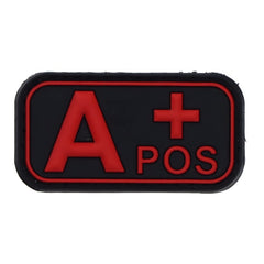 JTG - Blutgruppen Patch A POS, blackmedic