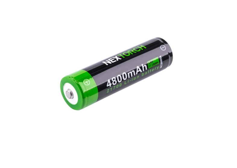 NEXTORCH DC20045B Akku 21700 USB Lithium-Ion (Li-Ion) 3.6V 4.800mAh für TA30MAX, TA30CMAX inkl. Schutzschaltung